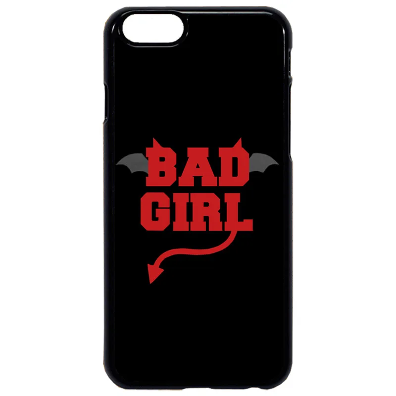 Good Bad Girl Design BFF Best Friends Phone Case Cover For iPhone X Xs Max 7 8Plus 6s Samsung Galaxy S9 Plus S10E P20 Model Tu12 |