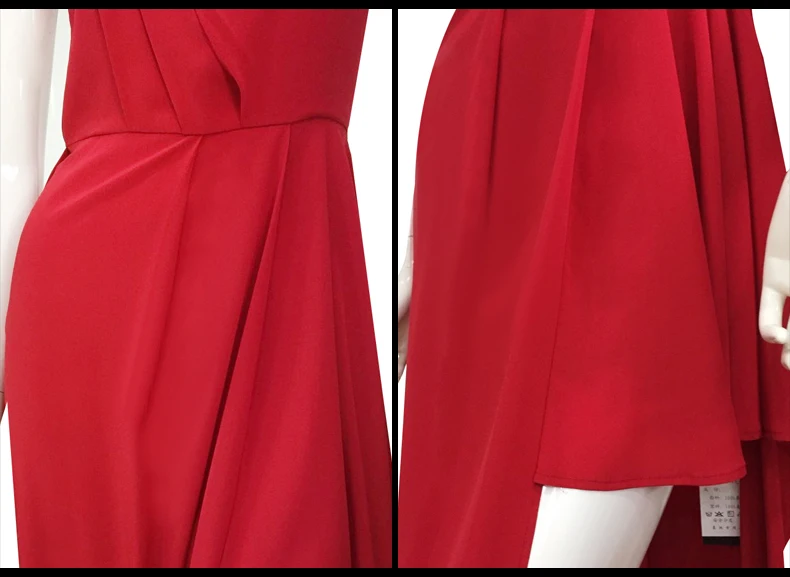 Vestidos De Fiesta None Обычная однотонная Новинка прямые продажи балахон длинное платье размера плюс Многоуровневое плиссе шелк-муслин макси