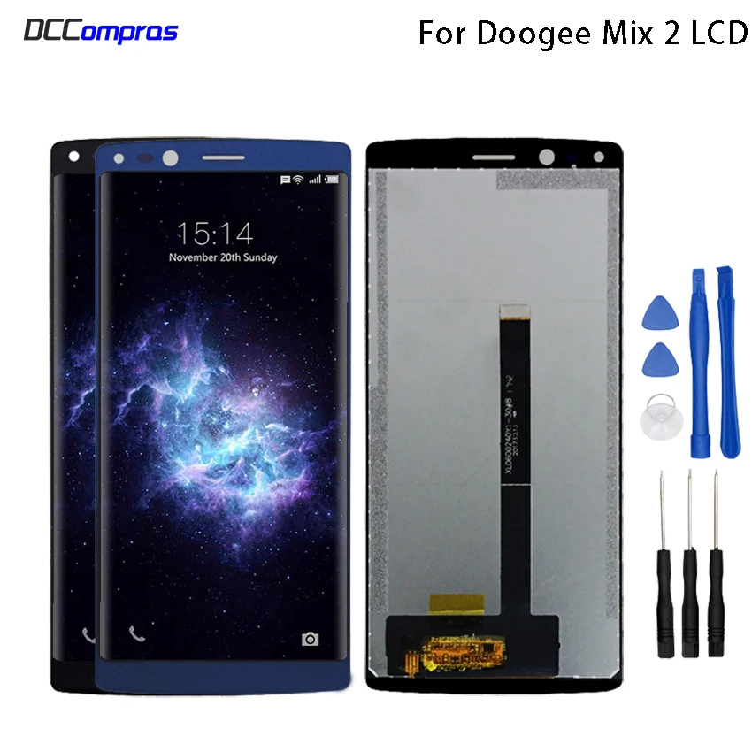 Оригинальный ЖК дисплей и сенсорный экран 5 99 дюйма Для Doogee Mix 2 мобильный телефон