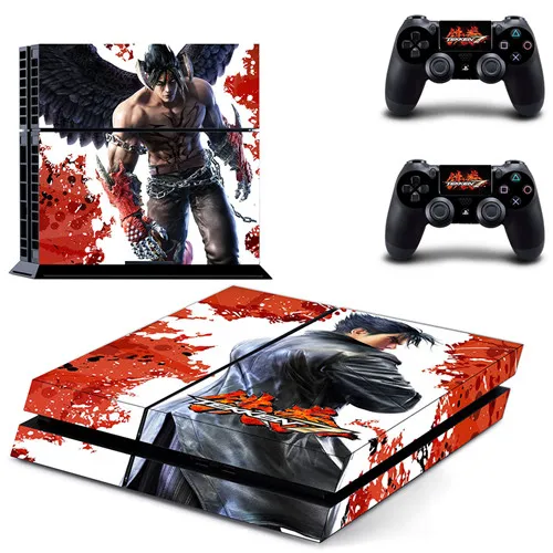 GYTM0940 Игра Tekken 7 PS4 Кожа Наклейка виниловая для sony Playstation 4 консоль и 2 контроллера PS4 Кожа Наклейка - Цвет: GYTM0940