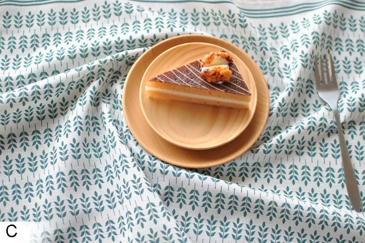 3pcs/lot Linen/ Cotton Leaves printing Dishtowel Napkin Kitchen Towel Cleaning Cloth Tea Ultra durable pano de prato | Дом и сад