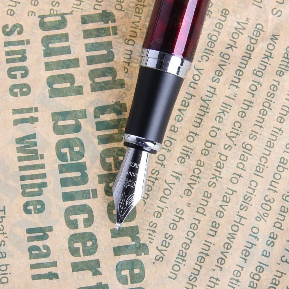 JINHAO X750 художественная авторучка вытяжной колпачок Изогнутый наконечник для письма живопись подарок
