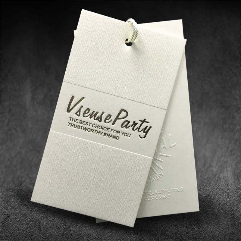 

Custom 2019 New Fashion High -Grade Ivory card light beige with beautiful embossing background Gold Stamping Letters