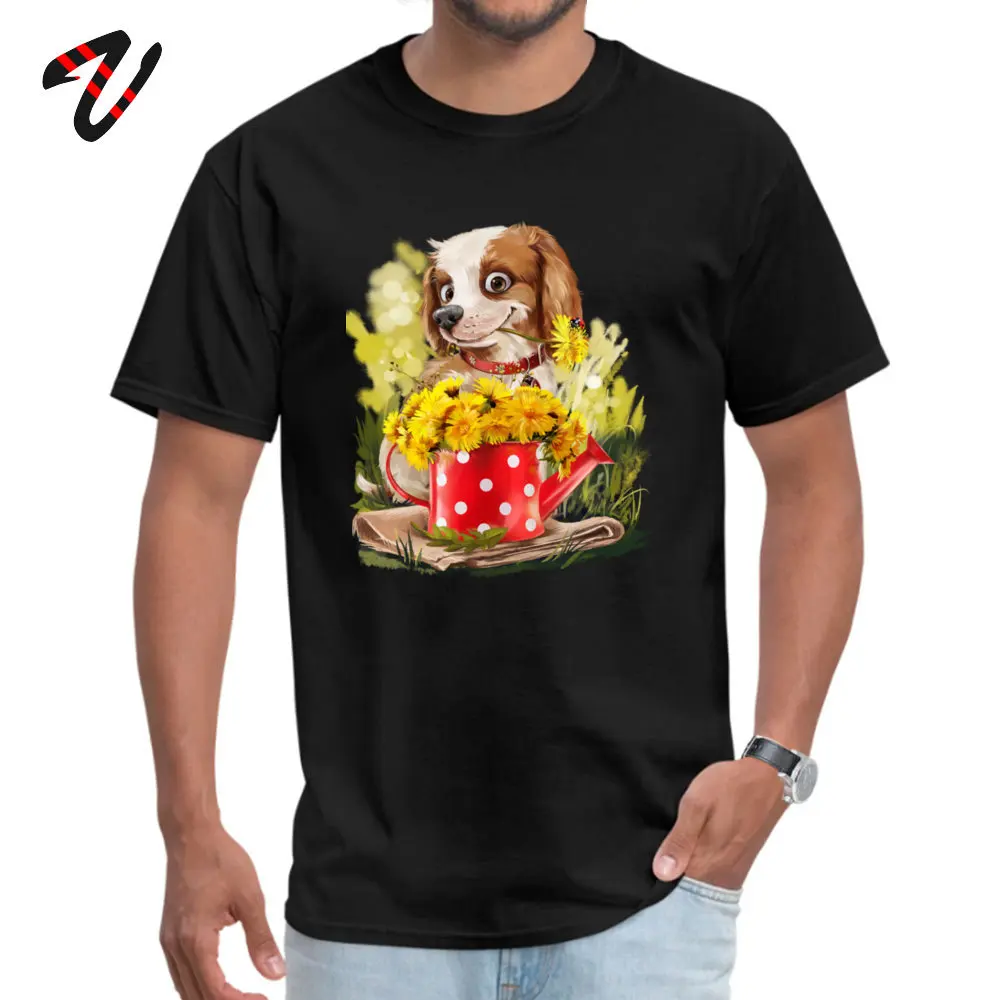 Мужские футболки Garden Shih Tzu летняя футболка с принтом милой собаки топы в