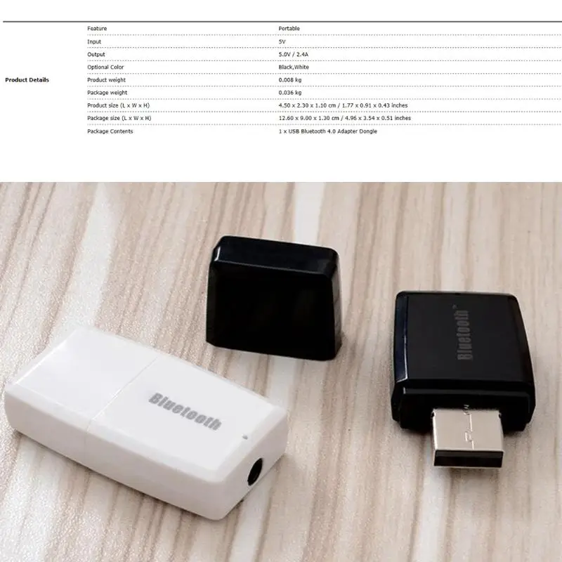2 в 1 беспроводной Bluetooth 4,1 музыкальный аудио передатчик USB+ FM 1080 МГц передатчик для автомобиля fm-радио домашний кинотеатр динамик Компьютер
