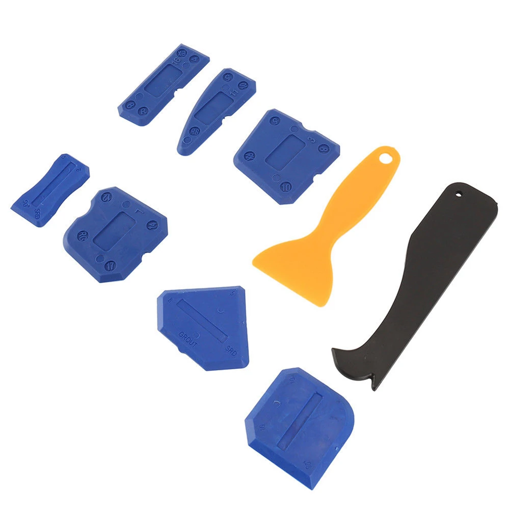 9pcs Handheld Caulk Angle Cleaning Glue Remover Sealant Shovel Tool Set Seamless Joints Household Scraper Corner DIY | Дом и сад