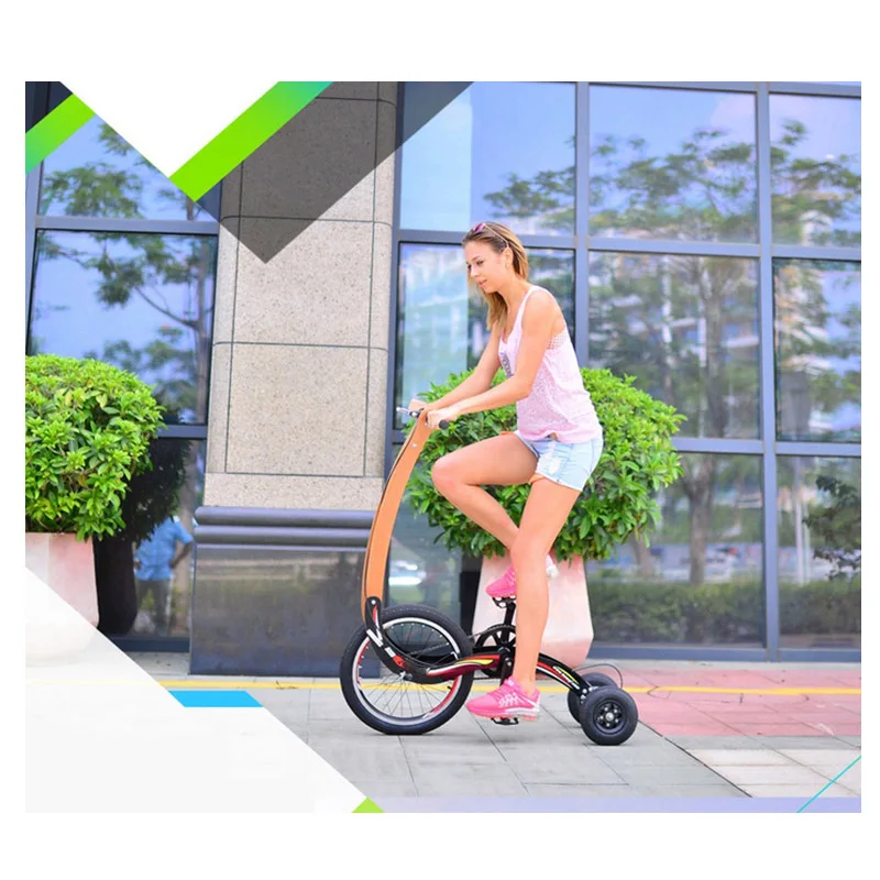 3 колеса складной карман halfbike трицикл Индия 11 кг | Спорт и развлечения