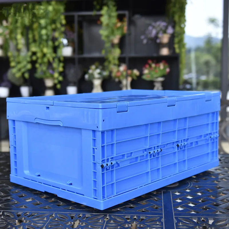 blue Большие складные контейнеры для хранения корзины из полипропиленового материала офисный стол аксессуары Органайзер завод пластиковые коробки для продуктов питания - Цвет: blue