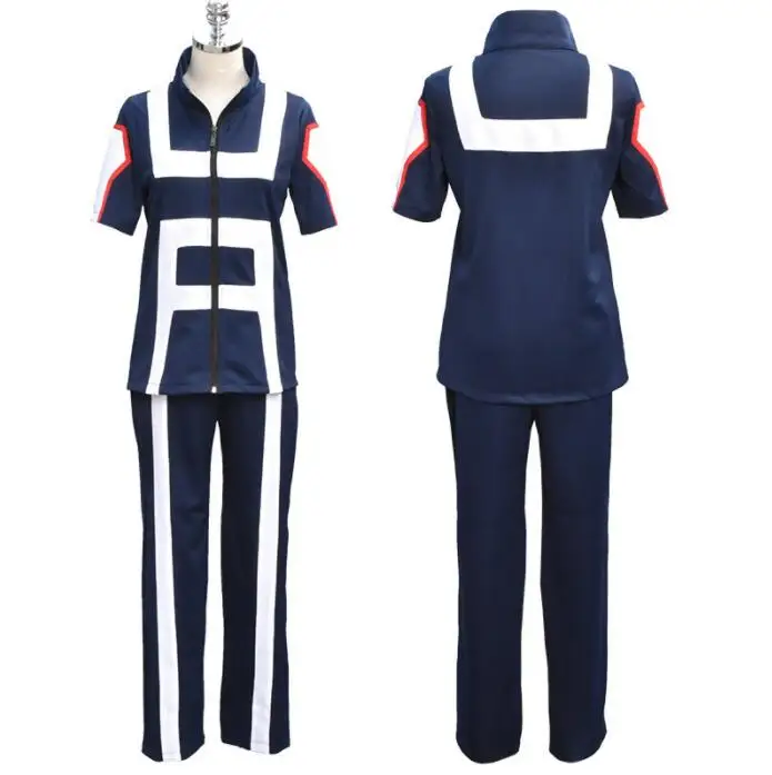 women JP hero bakugou katsuki/Iida tenya/todoroki shouto, костюм для косплея, спортивные топы my hero Academy, Корректирующие+ штаны для девочек - Цвет: women