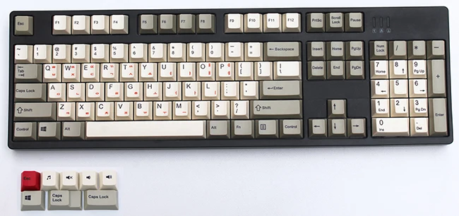 108/112 клавиш сублимированная корейская печать pbt keycap для механической клавиатуры Cherry filco Ducky keycap Вишневый профиль - Цвет: Retro Style 112 keys