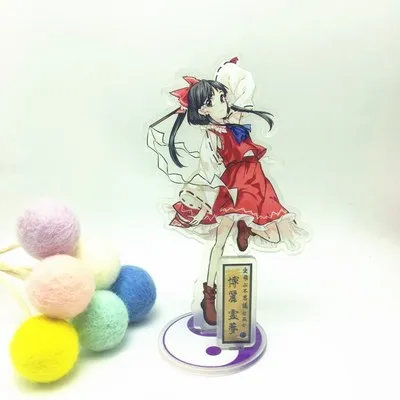 TouHou Project Hakurei Reimu Kirisame Marisa фигурка на акриловой подставке модель Двусторонняя