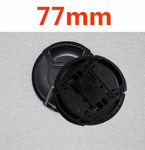 

10pcs/lot 77mm center pinch Snap-on cap cover LOGO for nikon 77 mm Lens