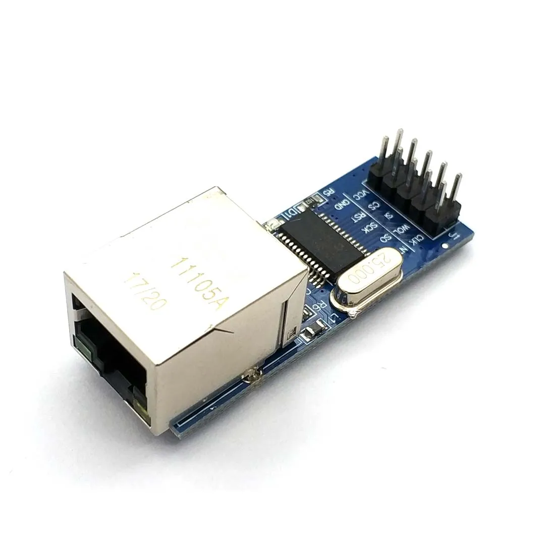 Сетевой модуль ENC28J60 с интерфейсом SPI Ethernet (мини-версия) | Электроника