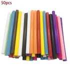 50 шт., цветные палочки для клеевого пистолета