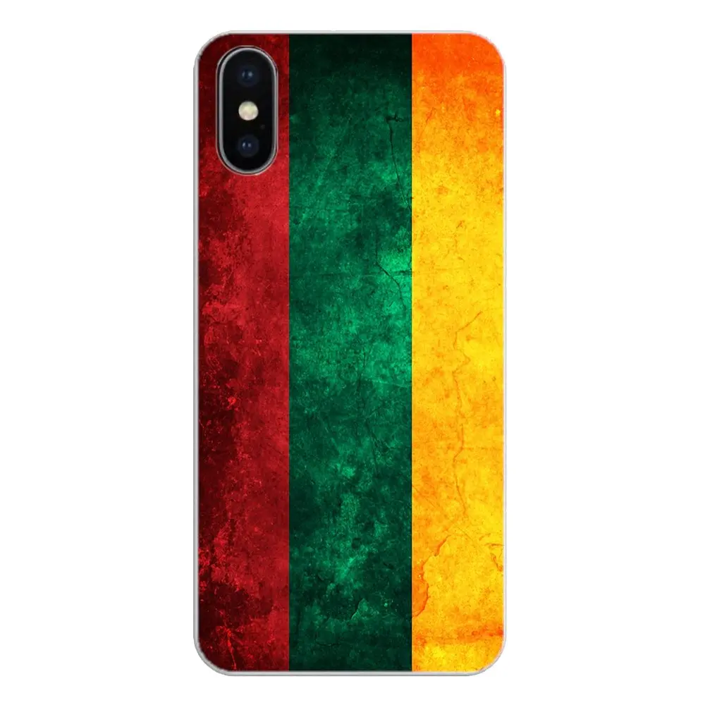 Для Xiaomi Mi A1 A2 5X6X8 lite SE Pro Max Mix 2 2S 3 Mi5 Mi5S прозрачный мягкий чехол с литовским флагом и