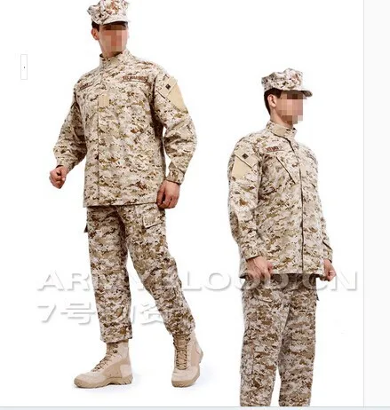 Мужская военная форма армии США цифровая камуфляжная тренировочная для пустыни
