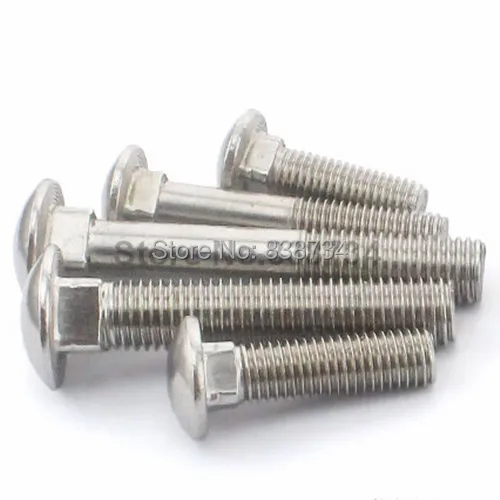 10 шт. a2 70 304 нержавеющая сталь m10 * 50 высокопрочный болт каретки|carriage bolt|stainless carriage