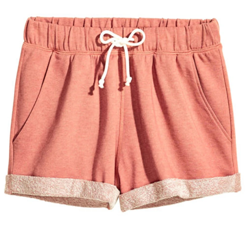 2017 летние женские шорты с эластичной талией элегантные пляжные на шнуровке