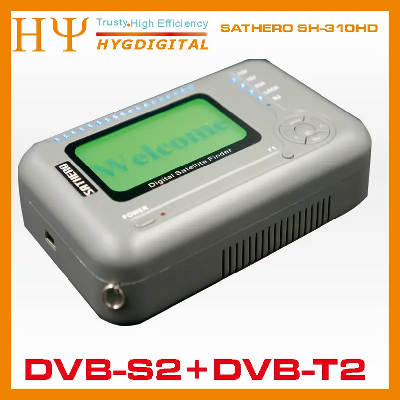 [Подлинный] SATHERO SH-310HD цифровой спутниковый искатель DVB-S2& DVB-T2 Combo Signal Finder DVB-S Satfinder DVB-T Signal Mete