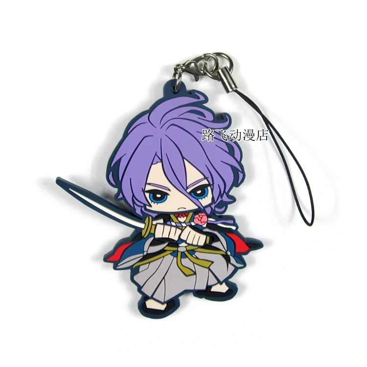 Touken Ranbu Online Mikazuki Munechika Yamanbagirikunihiro Akashi Kuniyuki аниме мобильный телефон Bag резиновый