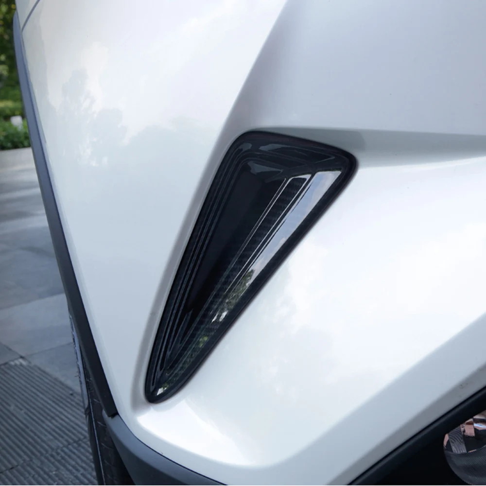 Для Toyota CHR C-HR внешний ABS Хром передний бампер боковая решетка крышка отделка передняя противотуманная фара протектор Аксессуары