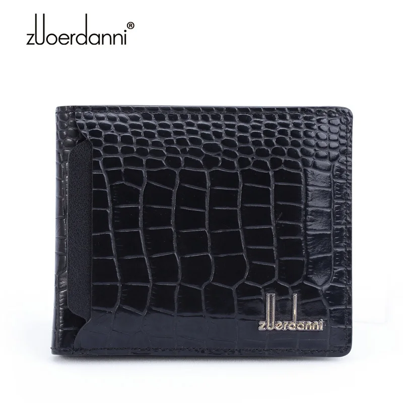 Кошелек Aligator, мужские мини короткие кошельки, маленький кожаный кошелек высокого качества, Мужской дизайнерский держатель для карт, кошелек из воловьей кожи, Новинка