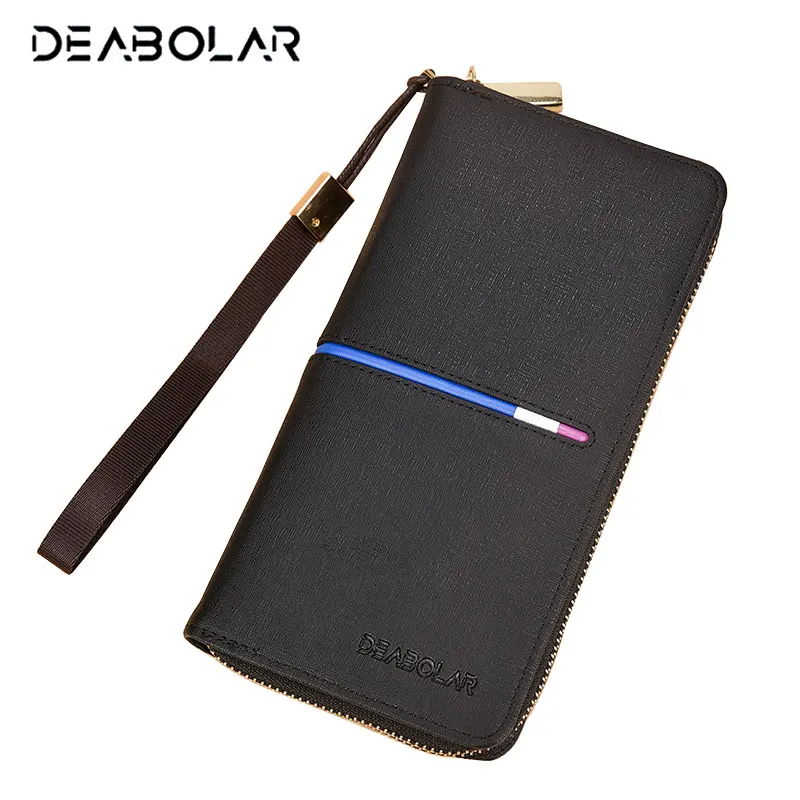 2020 роскошный мужской кожаный кошелек клатч кошельки Удобные сумки бизнес Carteras