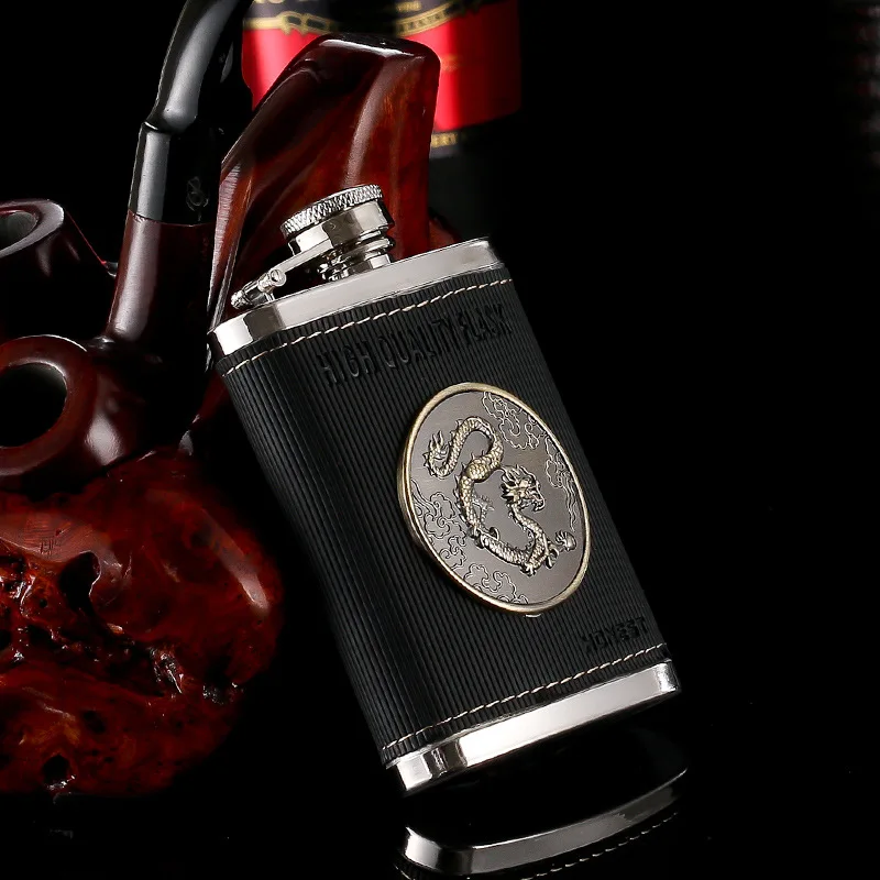 Фляга Hip flask из нержавеющей стали металлический портативный кувшин 4 унции для водки и виски улицы