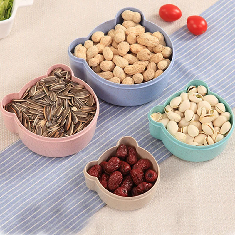 GESEW 4 шт пшеничной соломы экологичный Ланч-бокс герметичный контейнер для еды