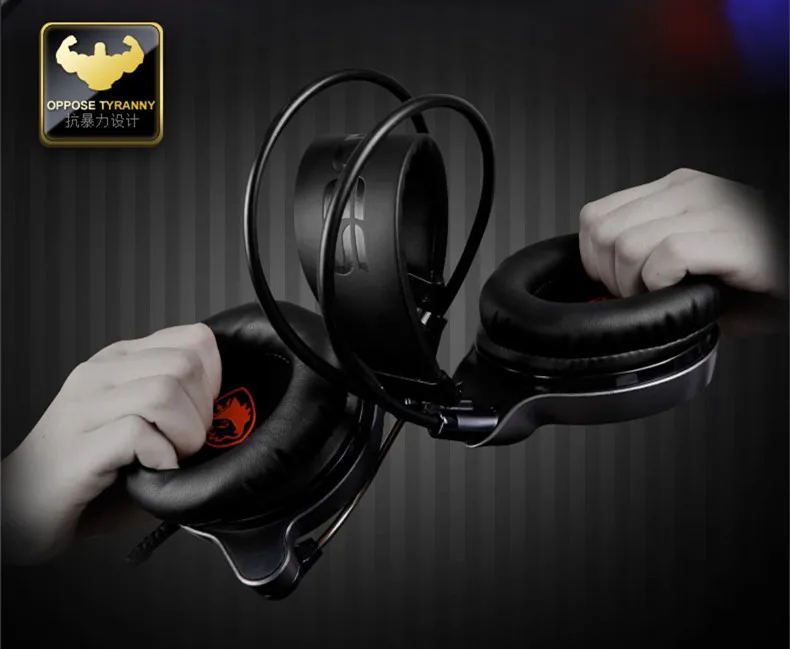 Sades R1 USB 7,1 объемный стерео звук вибрации Игровые наушники с микрофоном светодиодный светильник PC Gamer игровая гарнитура для компьютера