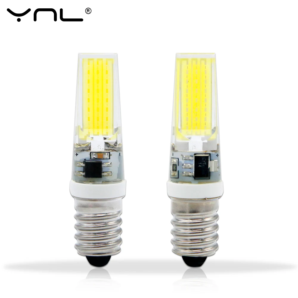 YNL E14 Светодиодный ная лампа 220 В 3 Вт COB 2508 Светодиодная 360 луч угловая люстра