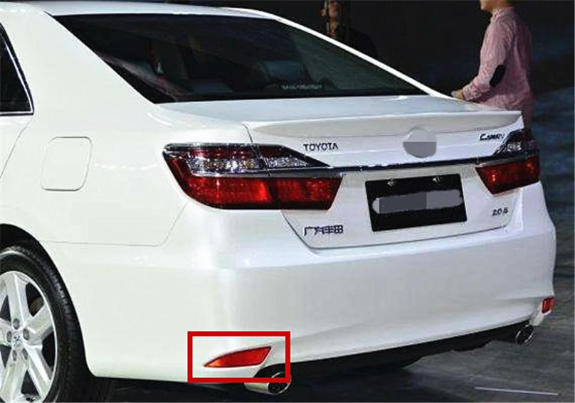 Автомобильный мигающий 2 шт. для Toyota Camry светодиодный автомобильный DRL задний бампер задний светильник лампа для поворотного сигнала тормозной светильник Предупреждение ющие лампы