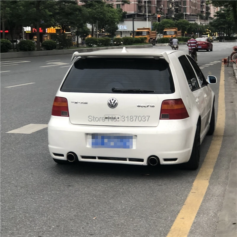 Спойлер для Volkswagen Golf 4 2003-2006 АБС-пластик Неокрашенный задний спойлер на крыло