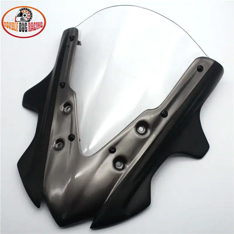 gray clear Мотоцикла Viser козырек ветрового стекла дефлектор ветрового стекла для HONDA CBR650F CBR-650F- CBR 650 F - Цвет: gray clear