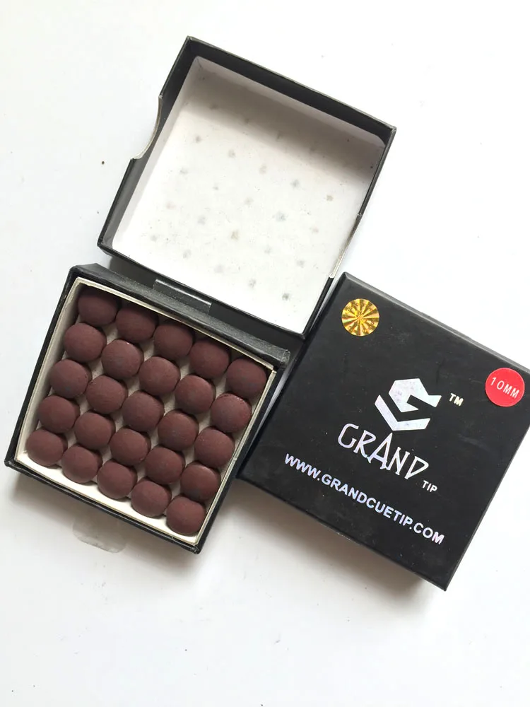 Профессиональные наконечники для снукера 10 шт./лот 4 цвета кончик из свиной кожи