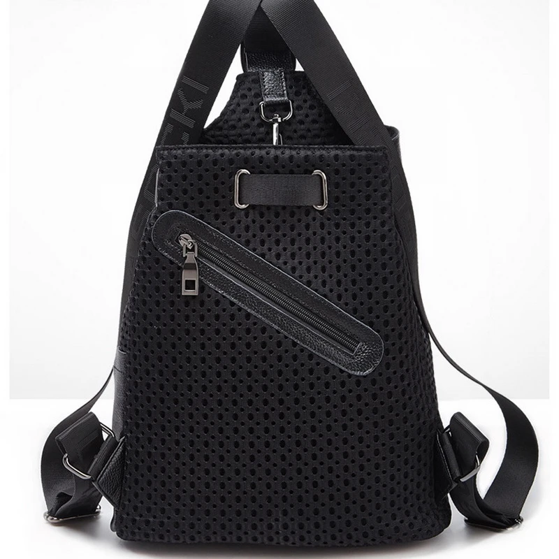 Mododiino Wild Mesh Trend женские рюкзаки Повседневная дорожная сумка однотонная уличная