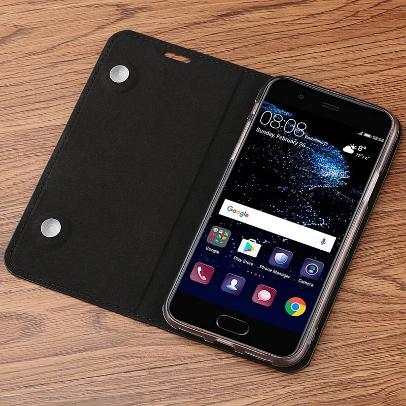 

Luxury Leather Flip Case For iPhone 7 8 X Xs max Case Litchi Texture Suction cup Phone Cover For iPhone 6 6S Plus 7p 8p cases