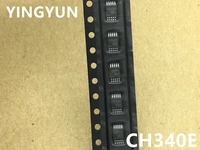 10pcslot 340e ch340e msop 10 usb small size can replace ch340g built in crystal oscillator new original