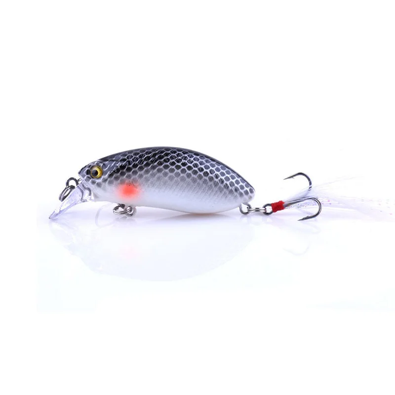 6 см 9 г Topwater рыболовные приманки Crankbait artificiais para Рыбалка свимбейт воблеры # крючки