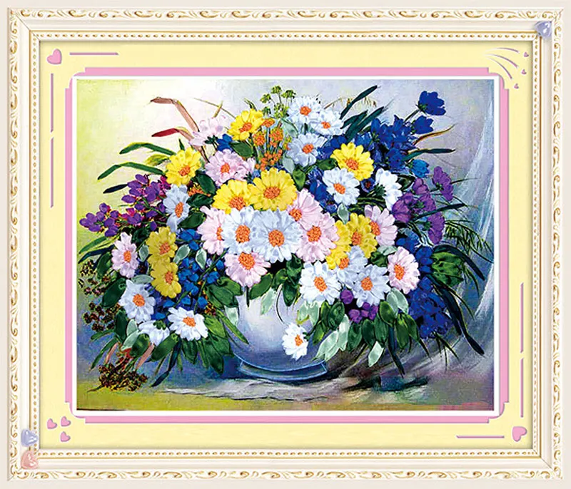 58X48cm нежный аромат Горячие Рукоделие 3d вышивки крестом комплект незаконченная