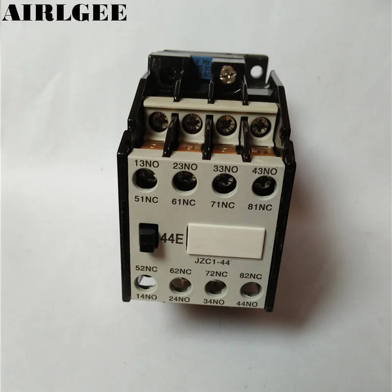 Contator ac tipo Relé 220v 264v Bobina Fases Polo 4no Mais 4nc 35 mm Din Jzc144