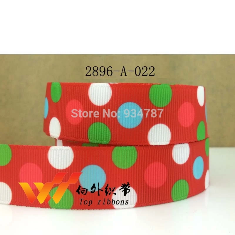 Бесплатная доставка 50 ярдов Рождественская Лента печатная grosgrain лента 2977 | Дом и