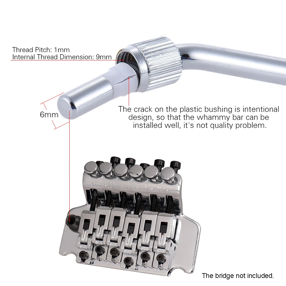Электрогитара Tremolo Trem Vibrato Arm Whammy Бар рукоятка рычаг для моста системы гитарра