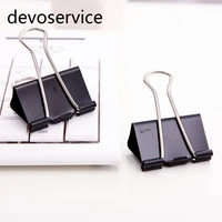 metal binder clips paper clip 32mm office learning supplies office stationery binding supplies files documents clips