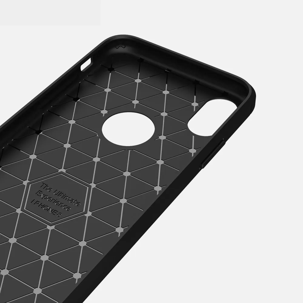 Carbon Fiber Phone Case For Xiaomi Redmi Note 5 Elegant Business Durable Bumper 7 6 Pro Hard Protective Cover |