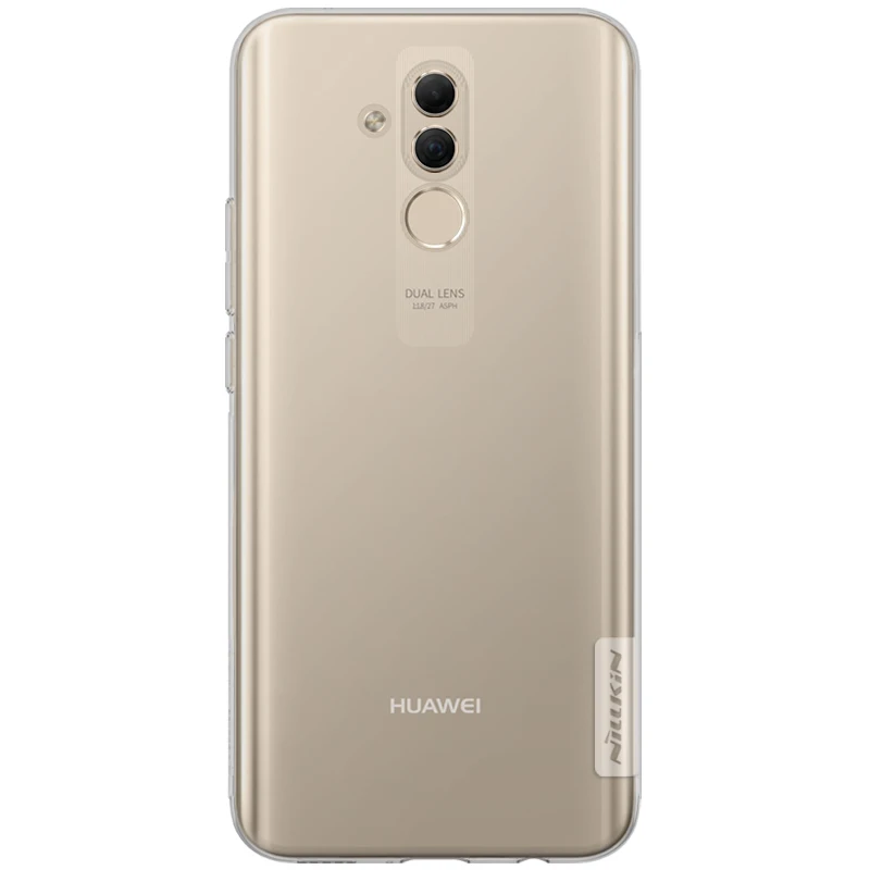 Для huawei Коврики 20 Lite чехол Nillkin Прозрачный мягкий силиконовый для телефона ТПУ