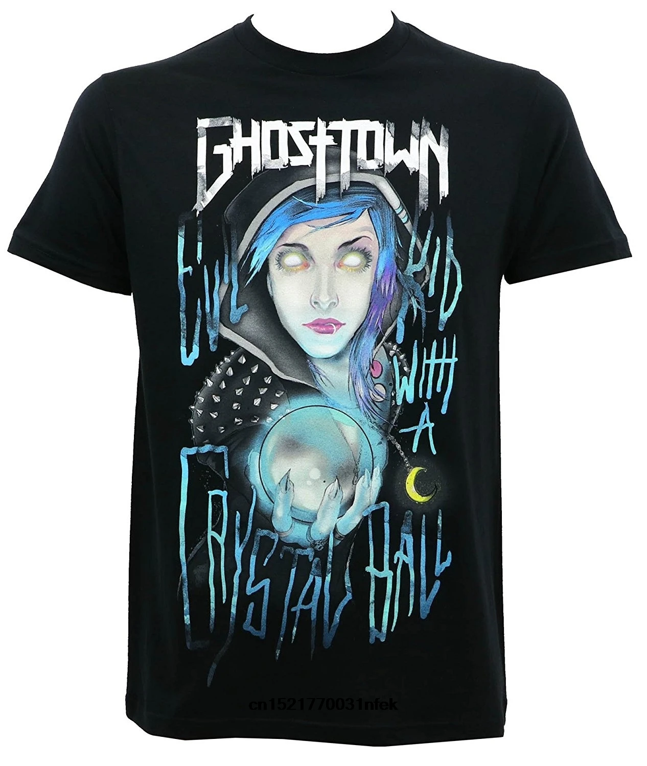 Возьмите Для мужчин футболка Ghost Town хрустальный шар Slim-Fit fortnite забавная новинка wo |