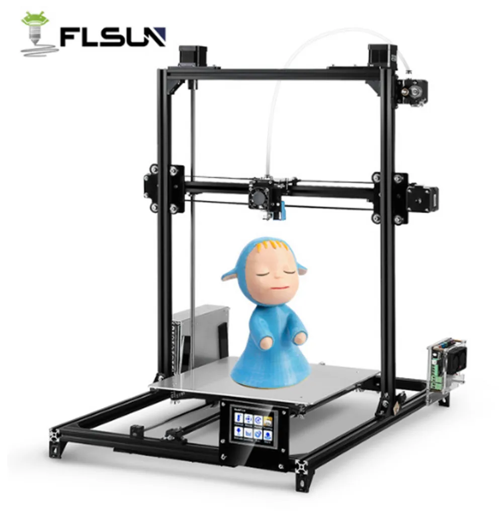 FLSUN i3 плюс Сенсорный экран двойной экструдер DIY 3d Принтер Комплект 30x30x42 см|3D
