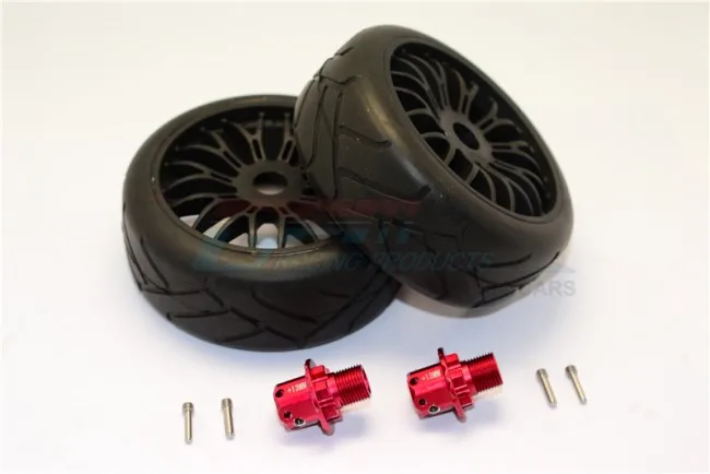 1/8 ARRMA RC TYPHON/SENTON 6S BRUSHLESS CAR ALLOY 13MM HEX ADAPTERS+RUBBER RADIAL TIRES WITH PLASTIC WHEELS-SET ARR88910/2 | Игрушки и