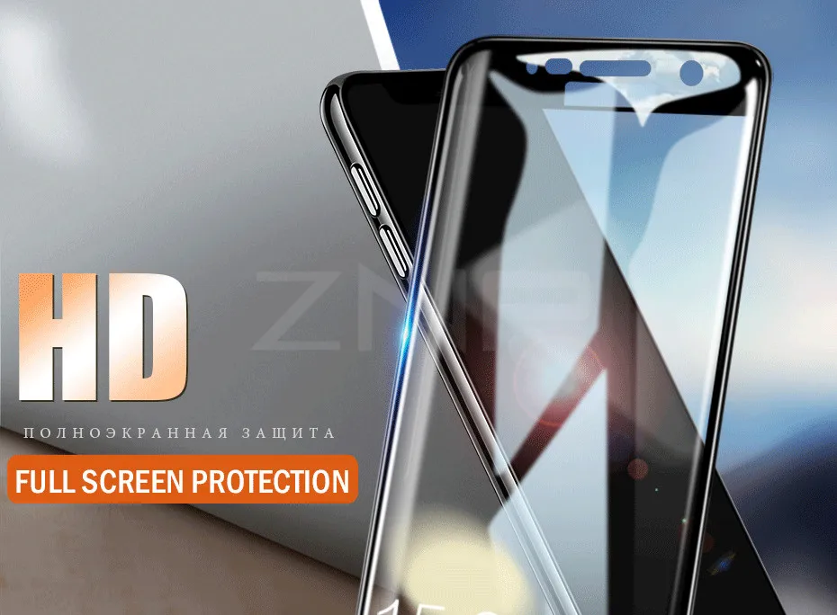 ZNP protective glass on the for samsung A5 A7 A3 A8 S7 tempered glass For Samsung j5 j7 S7 Screen protector film